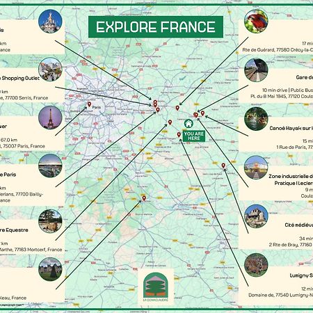 La Donaclaudre - Hebergement De Groupe En Pleine Nature, Ideal Pour Tous Vos Sejours ! 63 Couchages - 2 Grandes Salles - Salle De Jeux - Cuisine Professionnelle - Accessible Facilement - Localisation Attractive -Proche Paris & Disney Saint-Augustin  Экстерьер фото